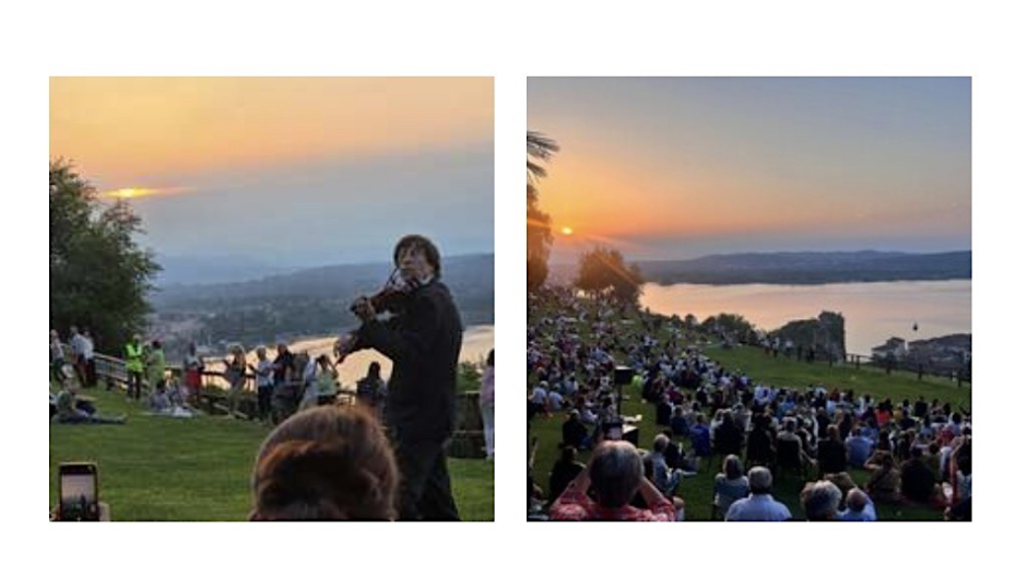 Arona, in 1.800 al concerto all'alba con lo Stradivari del Maestro Guido Rimonda